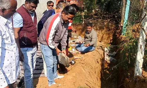 जोगनिया माता कुवाड़ा रोड परिसर में जनसुविधाओं के विस्तार का कार्य शुरू