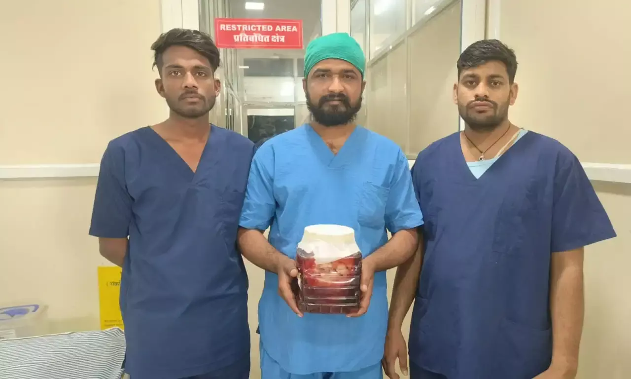 महिला के बच्चेदानी में 2 किलो 400 ग्राम की निकली गठान,निजी हॉस्पीटल शाह‌पुरा में सफल ऑपरेशन