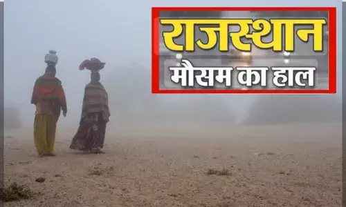 राजस्थान में मौसम के दो रंग: कहीं कड़ाके की ठंड और कोहरा, तो भीलवाड़ा में सताने लगी गर्मी; 22 जनवरी से मावठ का अलर्ट