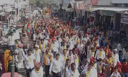 श्री यादे मां जयंती की शौभायात्रा धूम धाम से निकाली गई