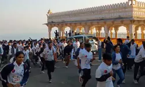 राजसमंद में सड़क सुरक्षा को लेकर रन फॉर सेफ्टी मैराथन का आयोजन