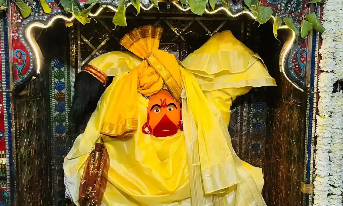 रामलला प्रतिष्ठा के पावन अवसर पर बालाजी महाराज का विशेष श्रृंगार रामलला प्रतिष्ठा के पावन अवसर पर बालाजी महाराज का विशेष श्रृंगार