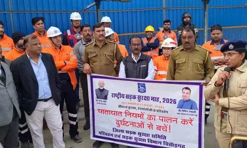 हिन्दुस्तान जिंक ने वाहन रैली से दिया यातायात के नियमों का पालन करने का संदेश