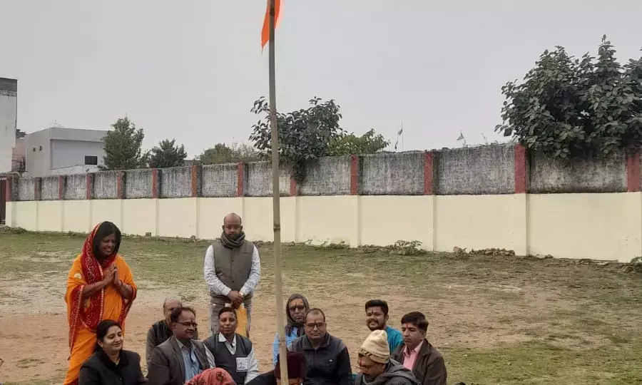 संजय नगर बस्ती में सजेगा ‘विराट हिंदू सम्मेलन’ का भव्य मंच, भूमि पूजन व ध्वज स्थापना के साथ तैयारियों का शुभारंभ संजय नगर बस्ती में सजेगा ‘विराट हिंदू सम्मेलन’ का भव्य मंच, भूमि पूजन व ध्वज स्थापना के साथ तैयारियों का शुभारंभ