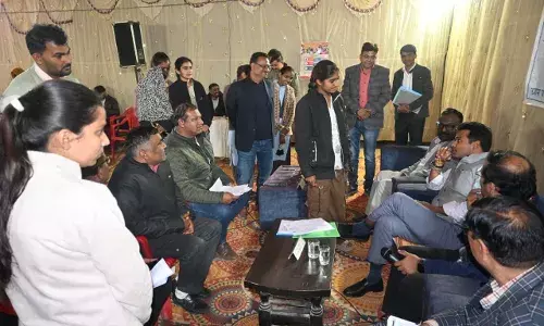 छापरी गांव में रात्रि चौपाल आयोजित, अधिकांश परिवाद का मौके पर निस्तारण