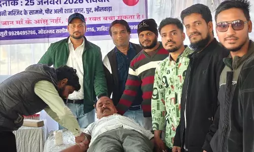 125 यूनिट किया रक्तदान