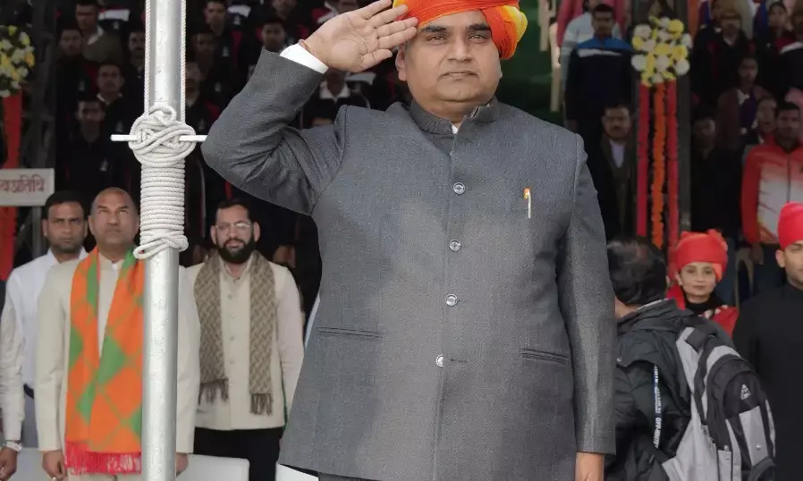चित्तौड़गढ़ हर्षोल्लास के साथ मनाया गया 77वाँ गणतंत्र दिवस समारोह, राज्यमंत्री गौतम दक ने ध्वजारोहण कर ली परेड की सलामी