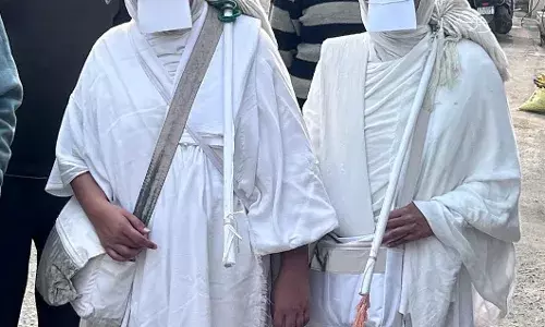 साध्वीजी का मंगल प्रवेश, प्रवचन कार्यक्रम की घोषणा