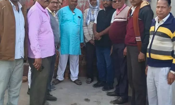 मोक्षधाम में  पुण्य स्मृति में वाटर कूलर पानीघर  का कराया निर्माण