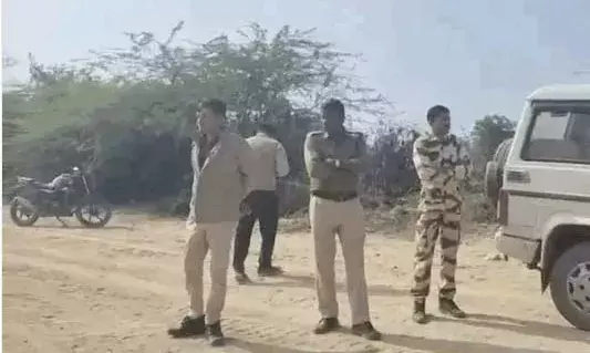 पारोली थाना पुलिस व खनन विभाग की संयुक्त कार्रवाई, 4 हजार टन अवैध बजरी स्टॉक जब्त