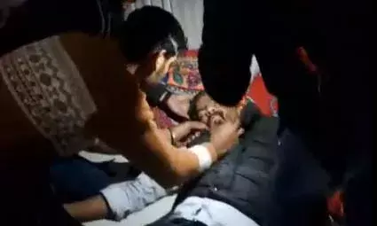 आमेट में अनिश्चितकालीन भूख हड़ताल पर बैठे युवक की तबीयत बिगड़ी