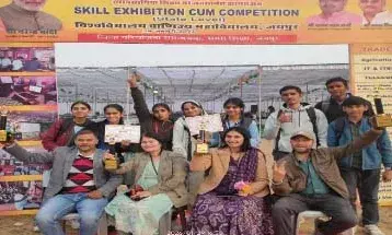 राज्य स्तरीय स्किल एग्जीबिशन में चित्तौड़गढ़ के चार विद्यार्थियों का उत्कृष्ट प्रदर्शन