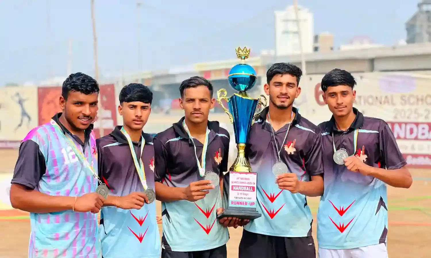 राष्ट्रीय हैंडबाल में राजस्थान को सिल्वर मेडल, विजेता टीम में चित्तौड़गढ़ के 5 खिलाडी