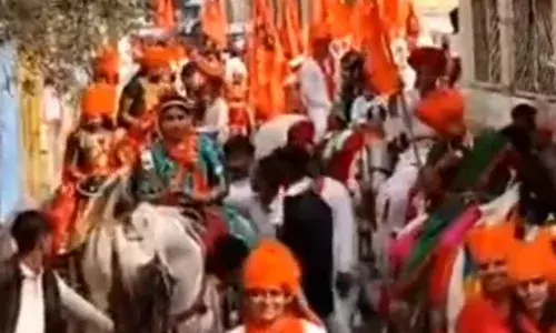 ​आसींद में शौर्य और शक्ति का प्रदर्शन: विराट हिंदू सम्मेलन में उमड़ा जनसैलाब, तलवारों के साथ मातृशक्ति ने दिखाया अदम्य साहस