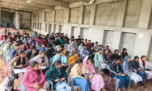 मांडल: बोर्ड परीक्षार्थियों को मिला सफलता का मंत्र, उड़ान संस्थान के सेमिनार में 75 विद्यार्थियों ने सीखा तनाव प्रबंधन