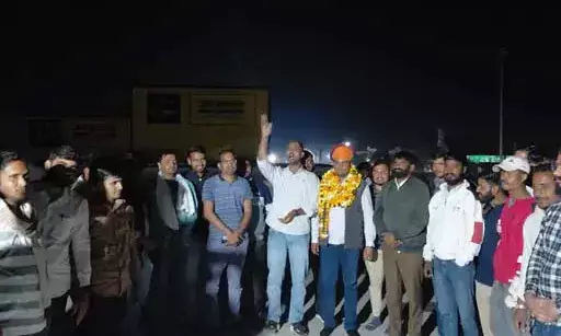 एनएसयूआई के नवनियुक्त प्रदेश महासचिव चावला का आसींद में प्रथम आगमन, हुआ भव्य स्वागत