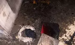 भदेसर: नमकीन की दुकान में लगी भीषण आग, सामान जलकर राख