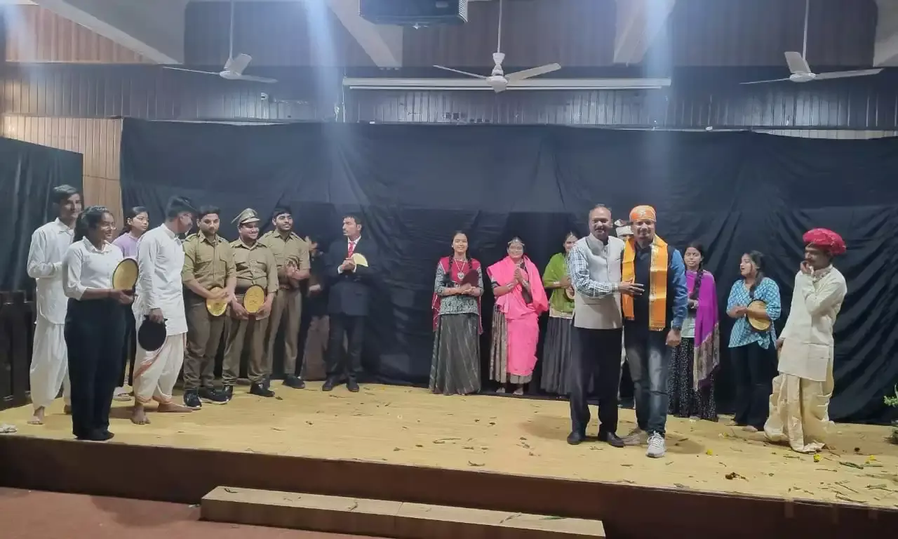 भीलवाड़ा महाविद्यालय में नाटक कालीबाई का प्रभावशाली प्रस्तुतीकरण