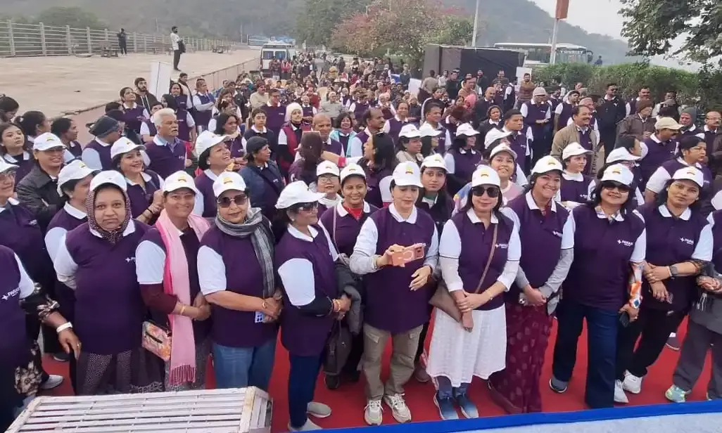 कैट विमेन विंग उदयपुर द्वारा वर्ल्ड कैंसर डे पर फतेहसागर पर आयोजित हुई भव्य कैंसर अवेयरनेस वॉकाथॉन