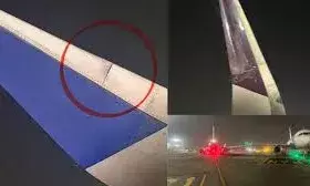 मुंबई एयरपोर्ट पर दो विमानों के पंख टकराए बड़ा हादसा टला मुंबई एयरपोर्ट पर दो विमानों के पंख टकराए बड़ा हादसा टला