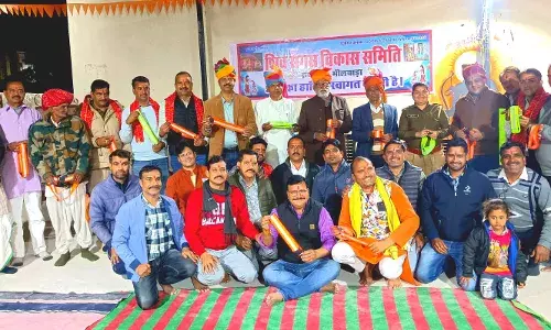 गौ माता की सुरक्षा के लिए रेडियम बेल्ट का विमोचन