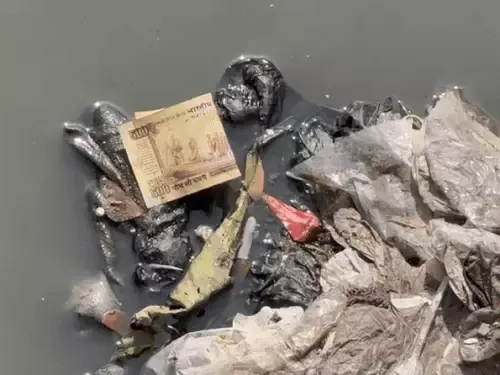 अजमेर: नाले में तैरते मिले लाखों के पुराने नोट, देखने के लिए उमड़ी भारी भीड़