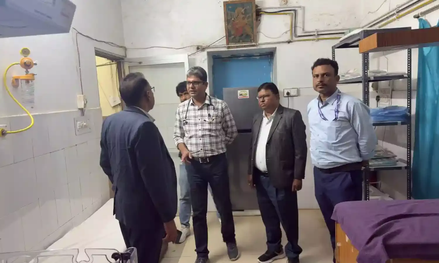 संयुक्त निदेशक डॉ.   जोधा ने जहाजपुर व माण्डलगढ़ अस्पतालों का किया निरीक्षण