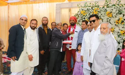 नीलगर समाज ने अल्पसंख्यक जिलाध्‍यक्ष रंगरेज का किया स्वागत