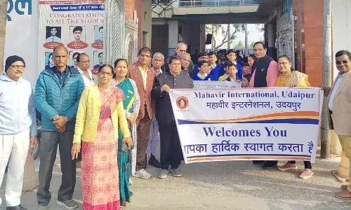 महावीर इंटरनेशनल उदयपुर द्वारा विश्व कैंसर दिवस पर जागरूकता रैली का आयोजन