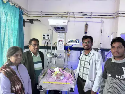 भीलवाड़ा: अस्पताल के पालनागृह में मिला मासूम, नया नाम मिला मन