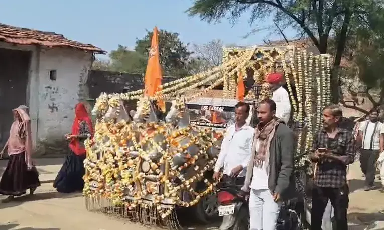 श्याम भक्ति में डूबा सहाड़ा क्षेत्र, बाडीया ठाकुर जी का चीड़ खेड़ा में पावणा, गूंजे जयकार