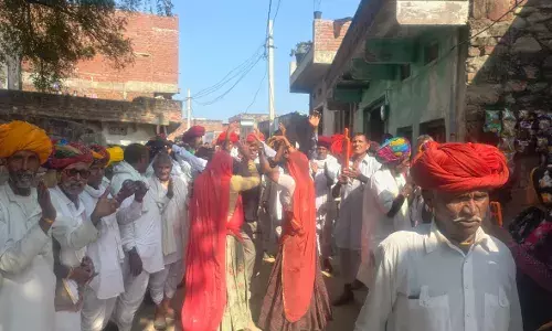 आमली बारेठ में हरि बोल प्रभात फेरी और भागवत कथा पूर्णाहुति, 51 गांवों के राम भक्तों से गूंजा क्षेत्र