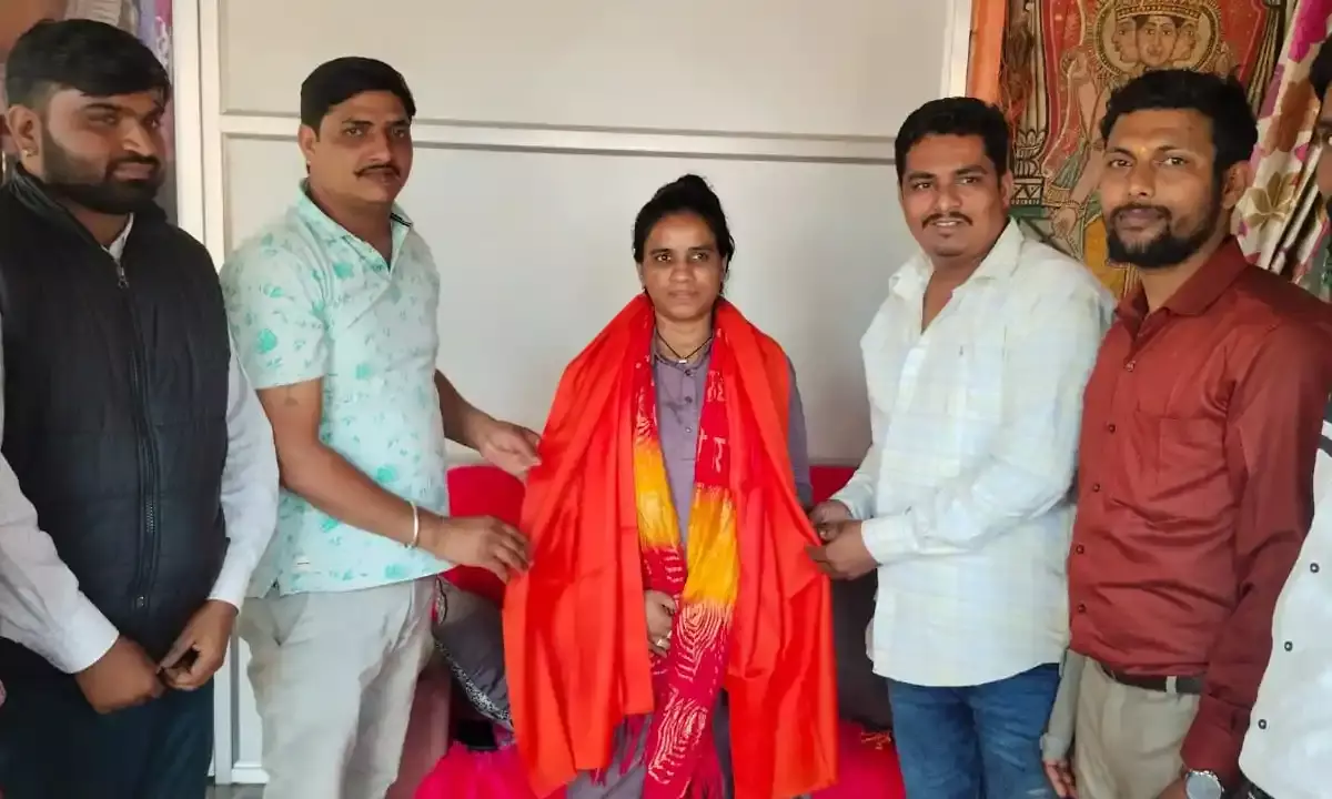 गौ सम्मान आव्हान अभियान को साध्वी देवगिरी महाराज का आशीर्वाद, गौ संरक्षण का दिया संदेश