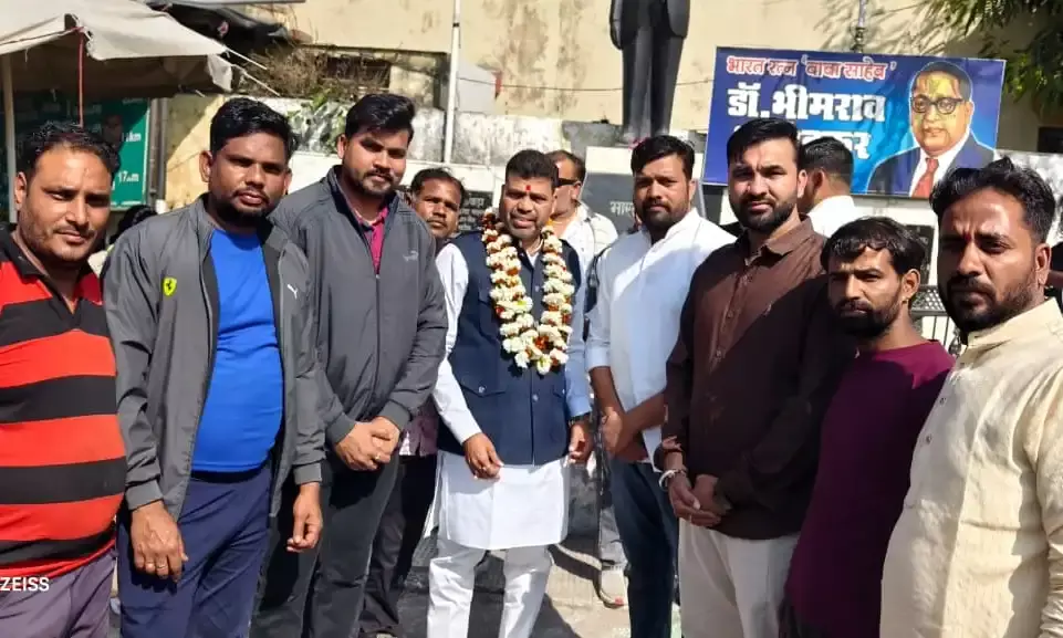 गंगापुर में राष्ट्रीय अध्यक्ष परमार का किया स्वागत