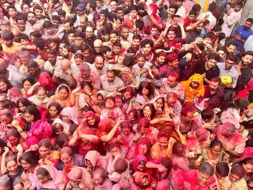 श्रीनाथजी मंदिर में फाल्गुन सप्तमी पर पाटोत्सव धूमधाम से संपन्न, गुलाल और रसिया गान से सजी हवेली श्रीनाथजी मंदिर में फाल्गुन सप्तमी पर पाटोत्सव धूमधाम से संपन्न, गुलाल और रसिया गान से सजी हवेली