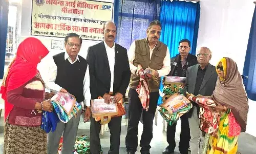 निःशुल्क 34 मोतियाबिन्द के ऑपरेशन सम्पन्न