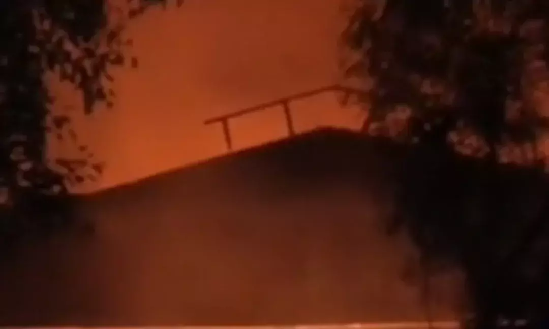 कपासन : केमिकल फैक्ट्री में धमाके के बाद  भीषण  आग लगी , 5 किमी तक कांपी धरती, मची दहशत