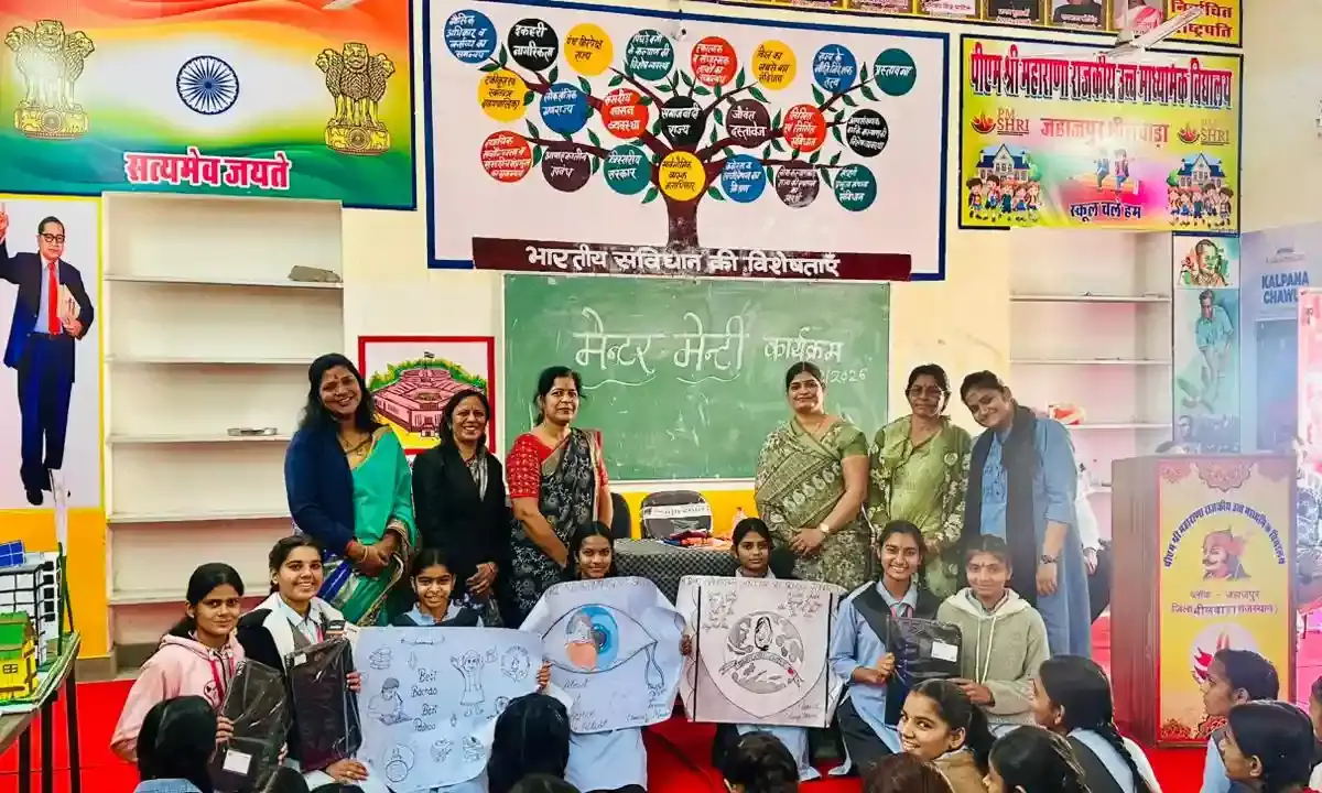 रक्षा से सशक्तिकरण तक मेंटर मेंटी मंच से उठी बालिकाओं की सशक्त आवाज