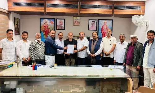 सामाजिक निरस्त भूखंडों की बहाली को लेकर प्रतिनिधिमंडल ने विधायक  कोठारी से की मुलाकात