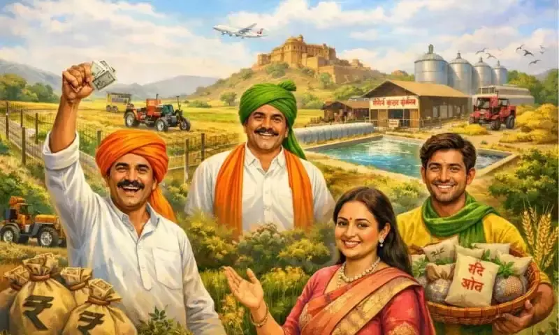 राजस्थान बजट 2026-27: किसानों के लिए बड़े राहत पैकेज और मिशन राज गिफ्ट की घोषणा