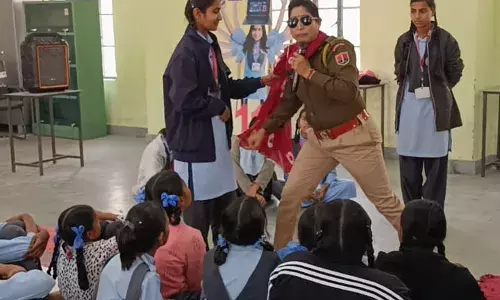 भीलवाड़ा में छात्राओं को दिया गया आत्मरक्षा प्रशिक्षण