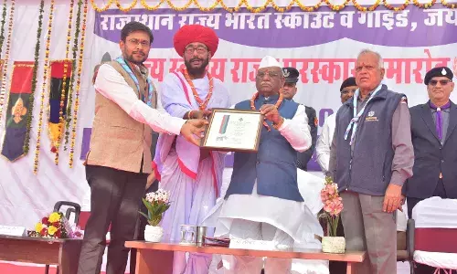 जिला कलक्टर नमित मेहता स्काउट-गाइड के सर्वाच्च अवार्ड सिल्वर एलिफेन्ट से सम्मानित