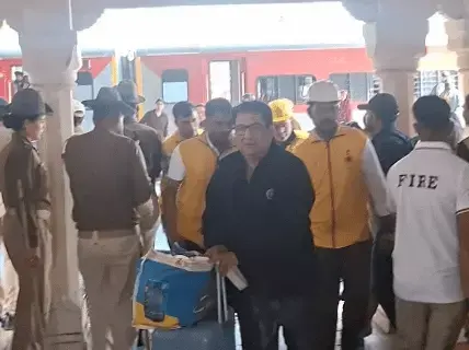 सीकर रेलवे स्टेशन पर बम ब्लास्ट की खबर से मची अफरा-तफरी, बाद में निकली सिविल डिफेंस की मॉक ड्रिल