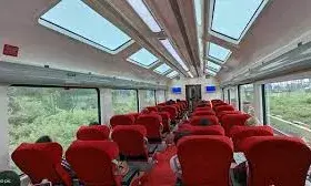 -श्री माता वैष्णो देवी कटड़ा रेल खंड पर विस्टाडोम कोच से विशेष ट्रेन का संचालन शुरू, यात्रियों को मिला कश्मीर के नजारों का आनंद