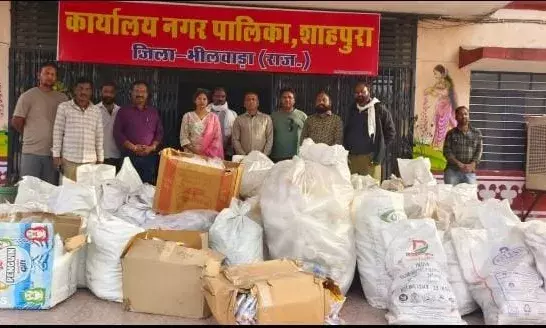 प्रतिबंधित प्लास्टिक के विरुद्ध पालिका का विशेष अभियान, 1150 किलोग्राम सिंगल यूज़ प्लास्टिक जब्त