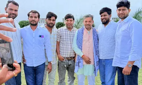 रायला में प्रदेशाध्यक्ष कुमावत का स्वागत, हाईवे पर फूल-मालाओं की बौछार