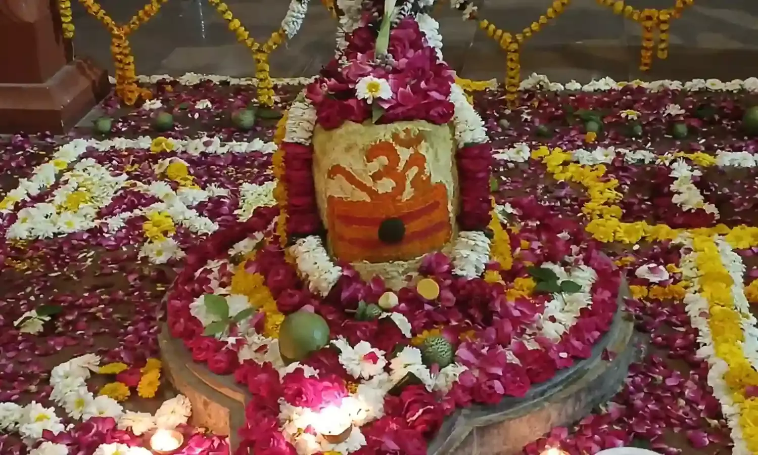 शिव मंदिर में 201 किलो दूध की खीर का भोग लगाकर प्रसाद किया वितरण