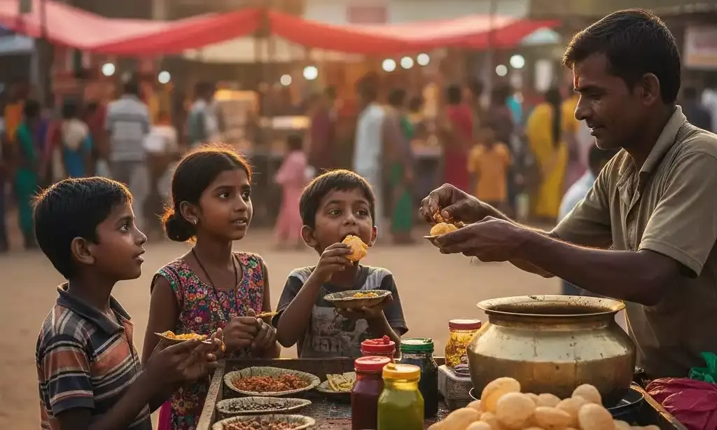 मेले में गोलगप्पा खाने से 25 से अधिक बच्चे बीमार