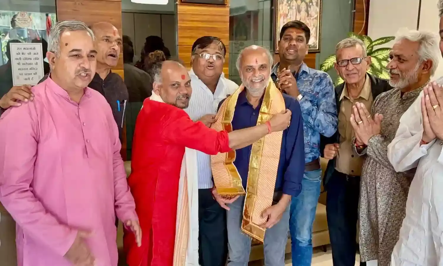 श्री शिव महापुराण कथा आयोजन समिति ने किया विधायक कोठारी का स्वागत