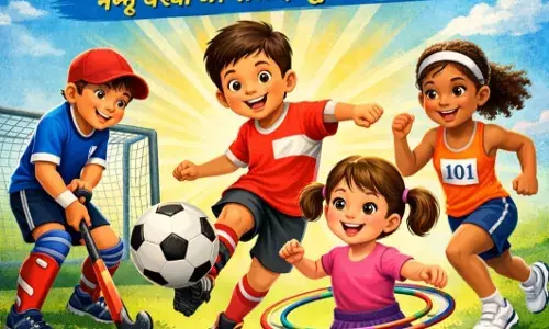 ओलंपिक 2036 का सपना: भीलवाड़ा के नन्हें खिलाड़ी अब मैदान में दिखाएंगे दम